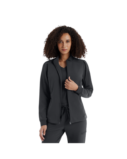 Veste col montant zippée avec 2 poches pour femmes White Cross CRFT #WJ704 couleur Pewter