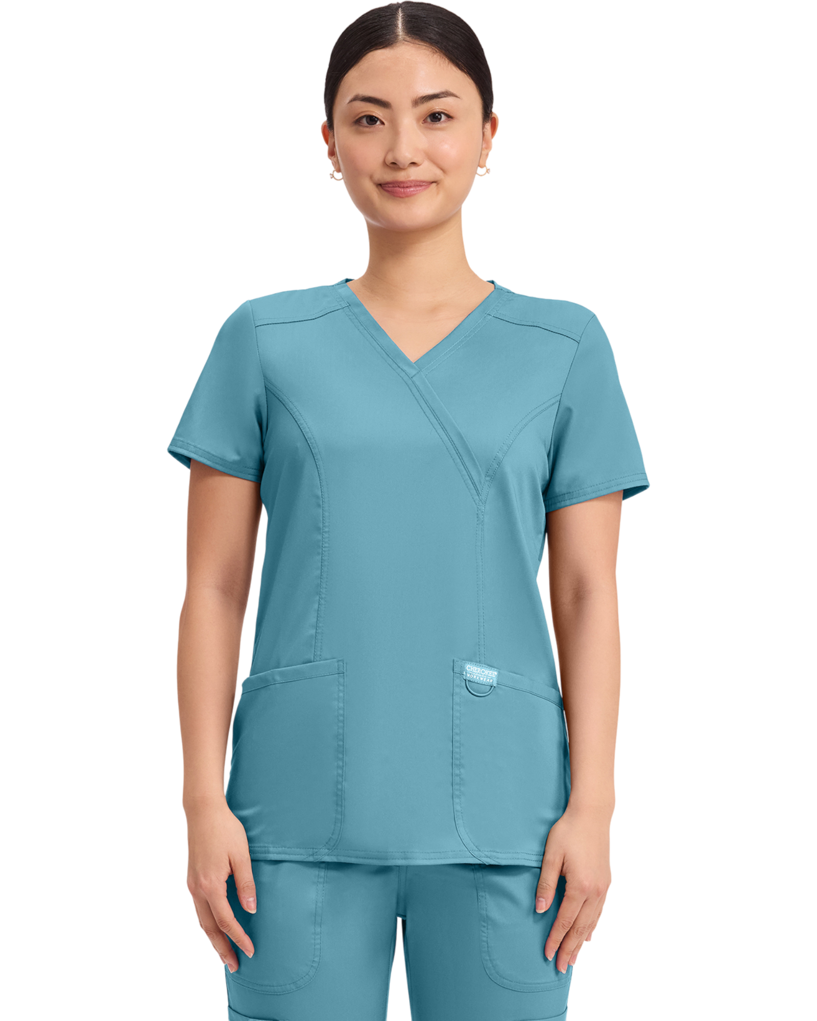Mock wrap top #WW610 Cherokee Revolution – Uniformes Sélect