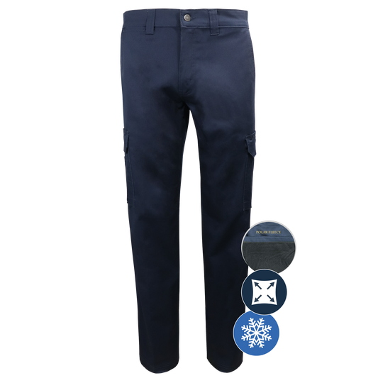 Pantalon de travail pour homme doublé en polar Gatts #011EXD