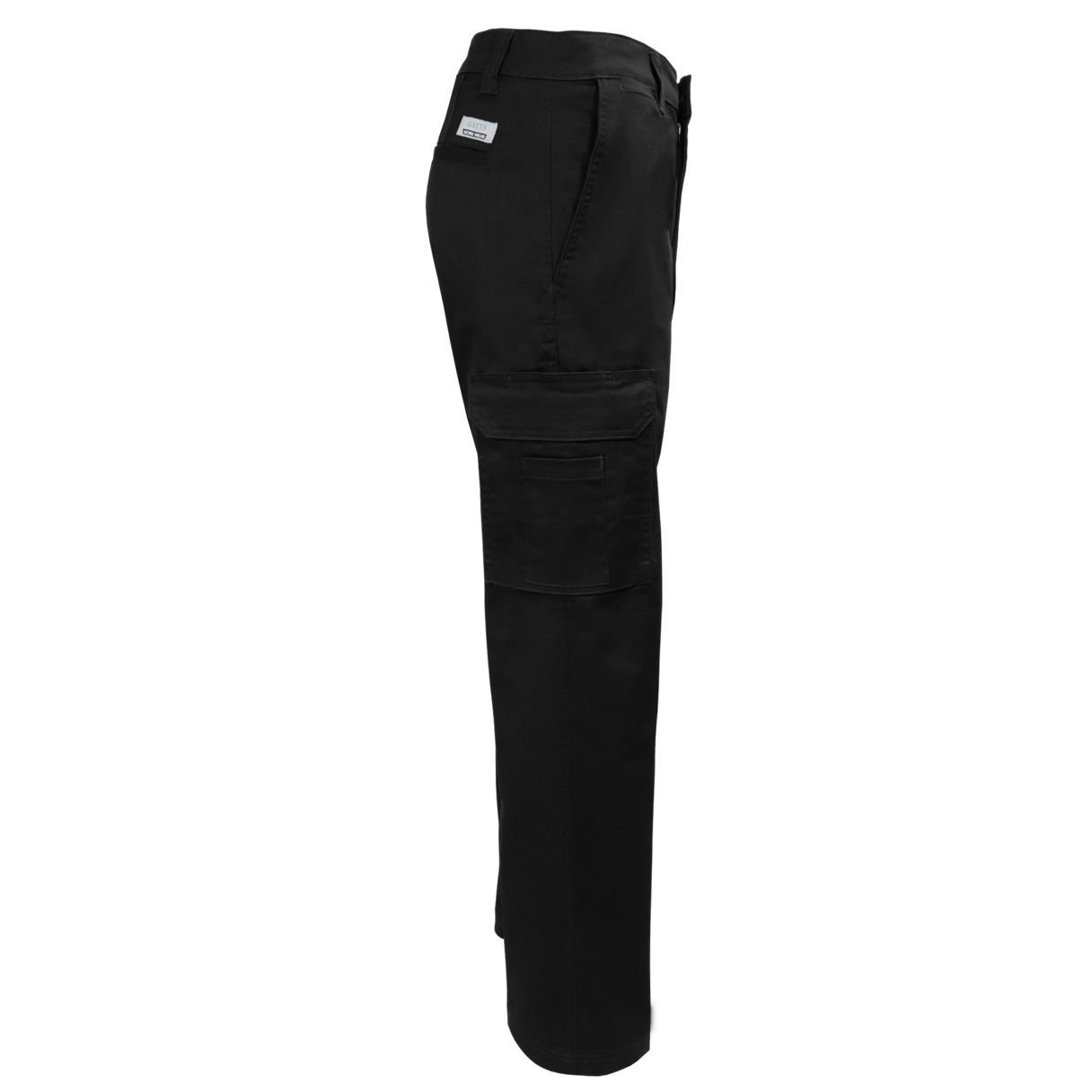 Pantalon cargo de travail pour homme pour Gatts #011EX noir côté