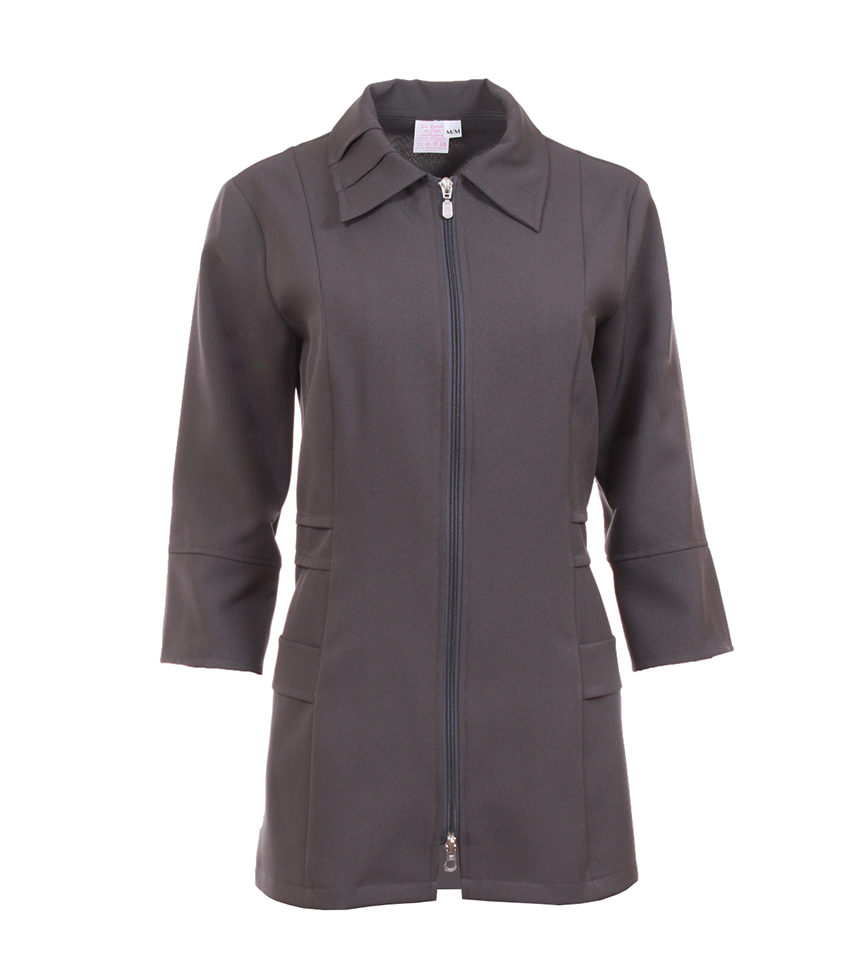 Sarrau à manches 3/4 Les Secrets du Styles #409SS gris