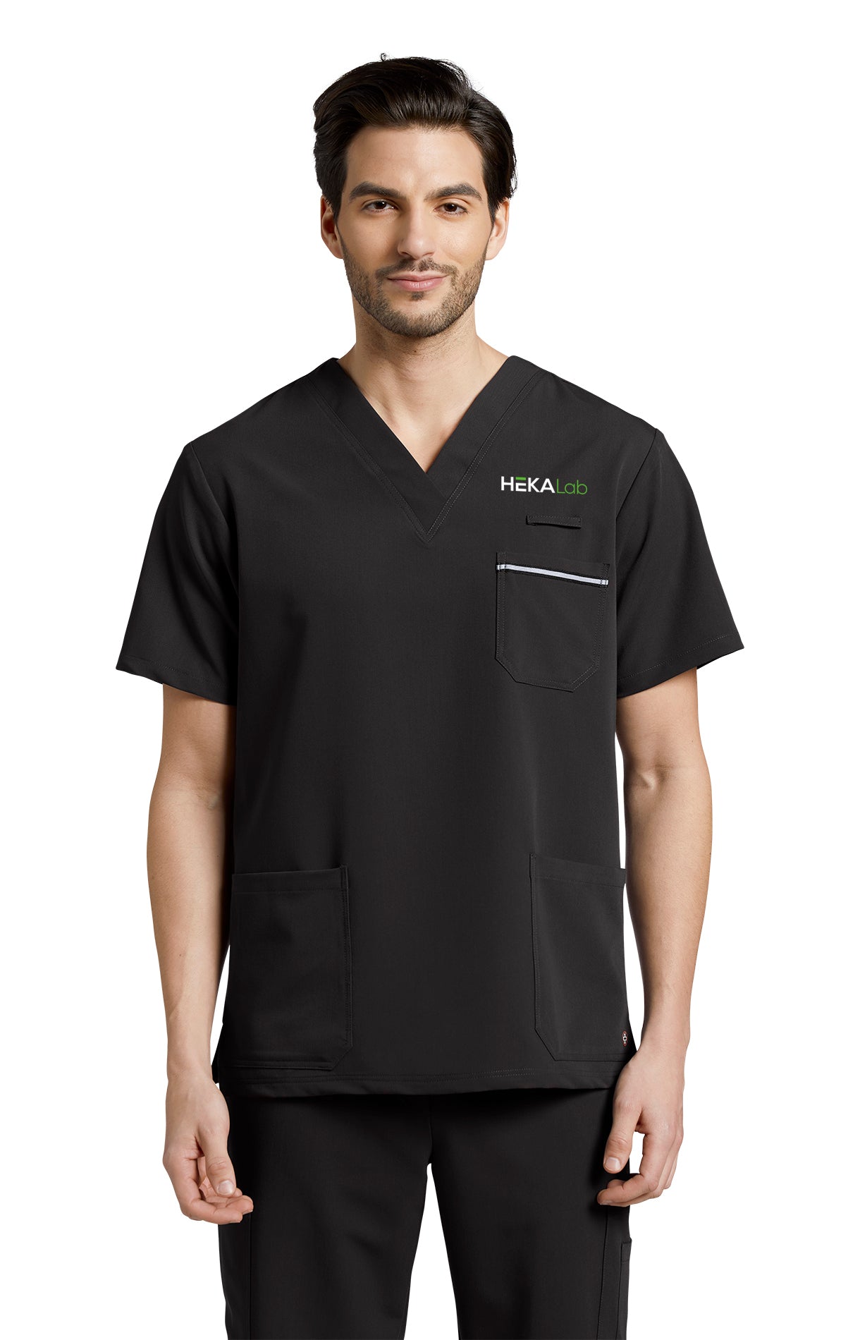 Haut pour homme Confort Sport V-Tess White Cross #2207-HEKALab