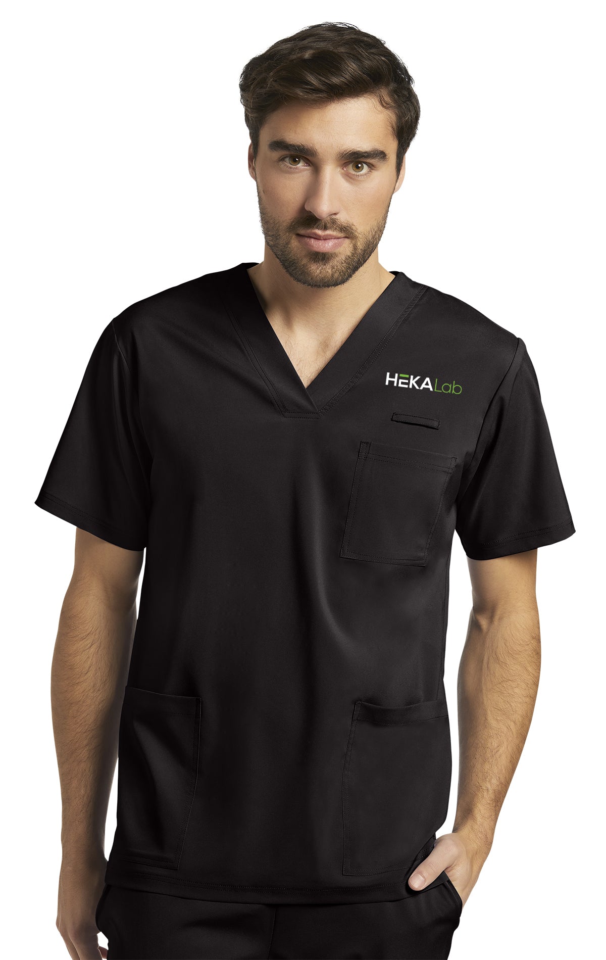 Haut médical pour homme White Cross Fit #2263-HEKALab