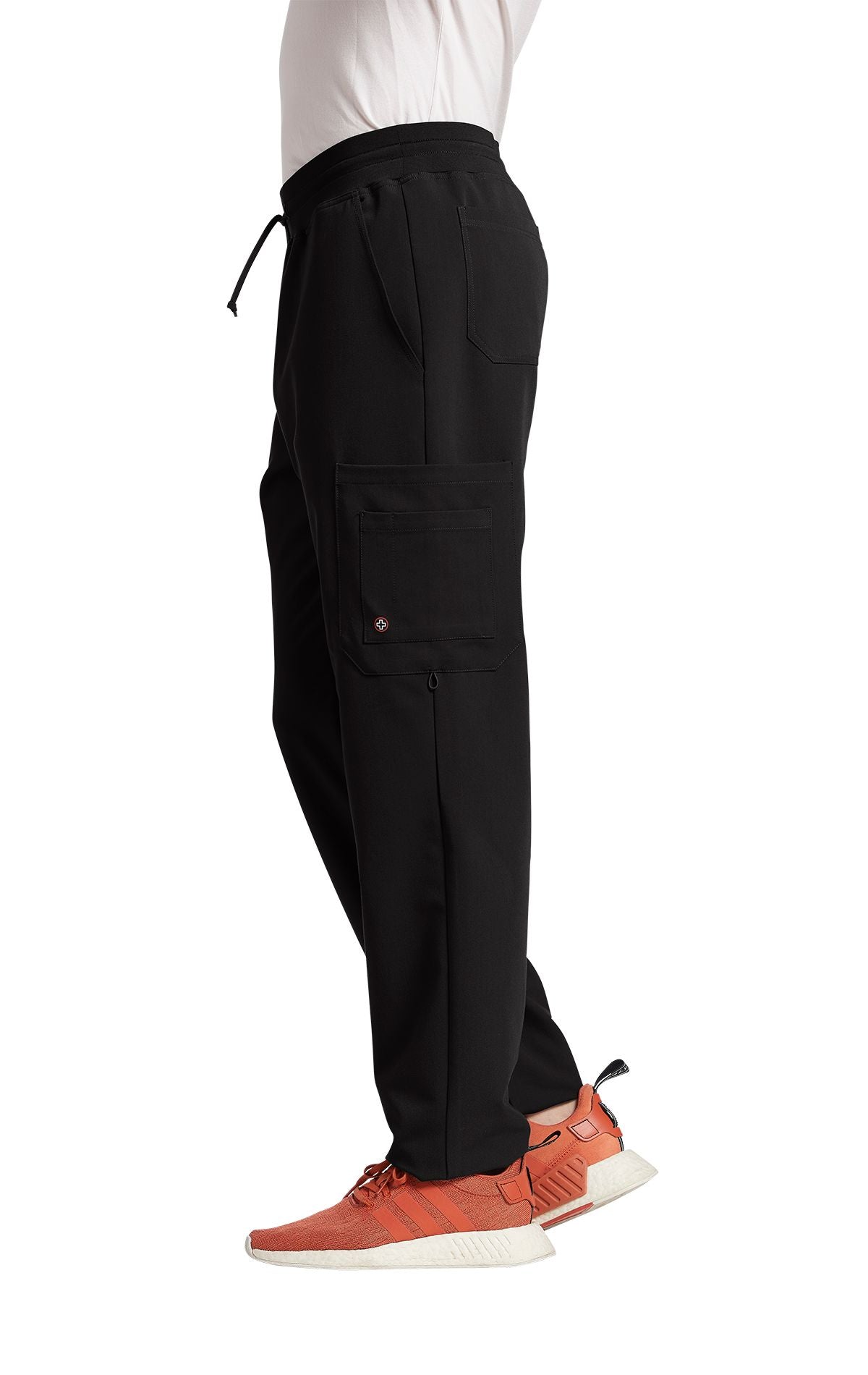 Pantalon cargo de travail pour homme V-Tess White Cross #227 noir côté