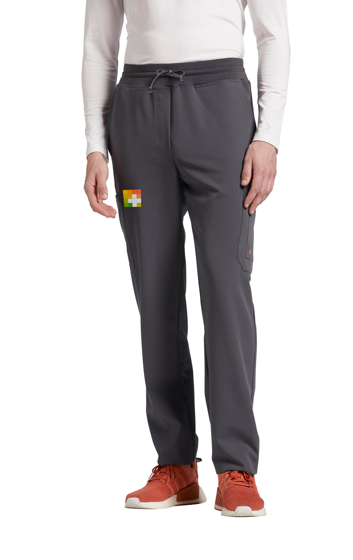 Men's Cargo Pants # 227 V-Tess Collection White Cross