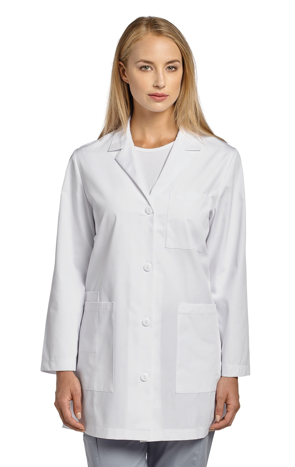 Women's 32" White Lab Coat White Cross #2411
