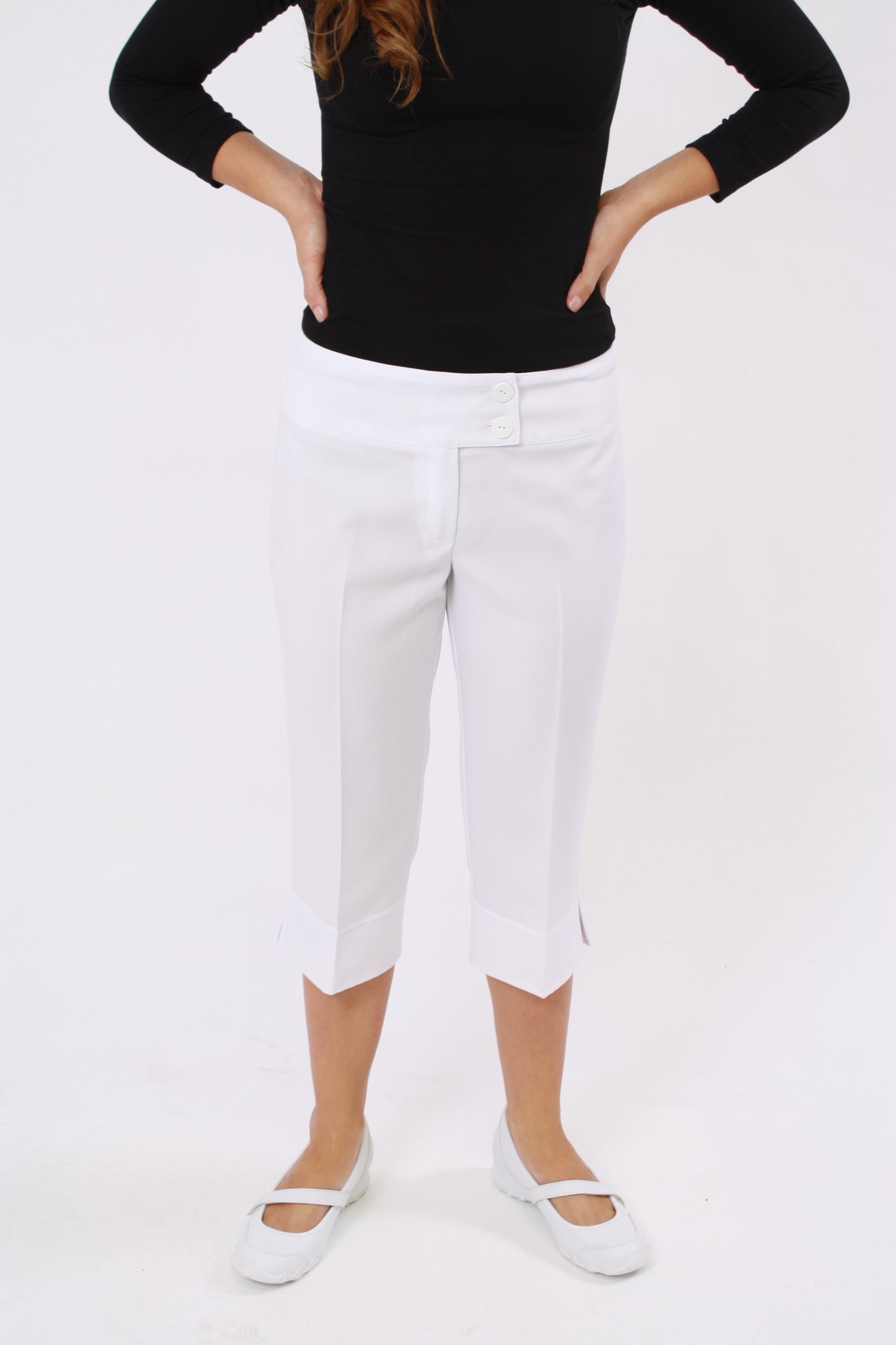 Pantalon capri 3/4 pour dame de Les Secrets du Style