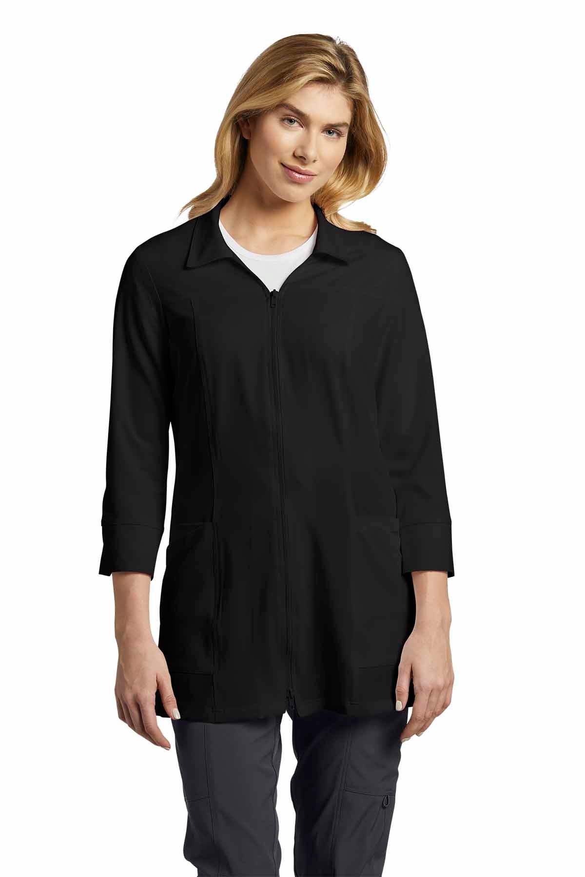 Sarrau pour femme avec manches 7/8 Marvella White Cross #2816 noir