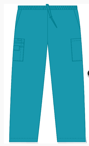 Pantalon cargo de travail unisexe MOBB #307P sarcelle