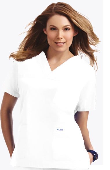 Haut de travail Raglan MOBB #308T blanc