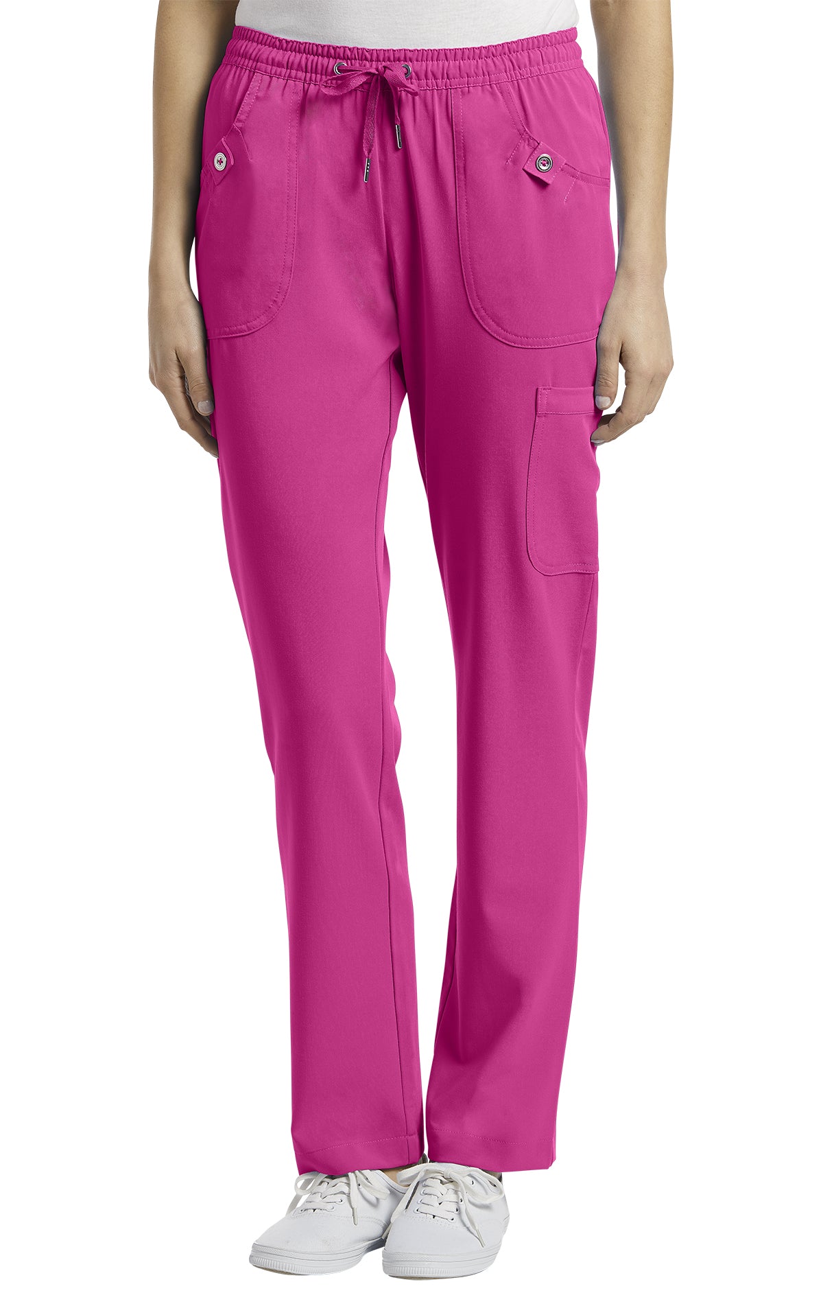 Pantalon de travail Marvella White Cross #309 fucshia