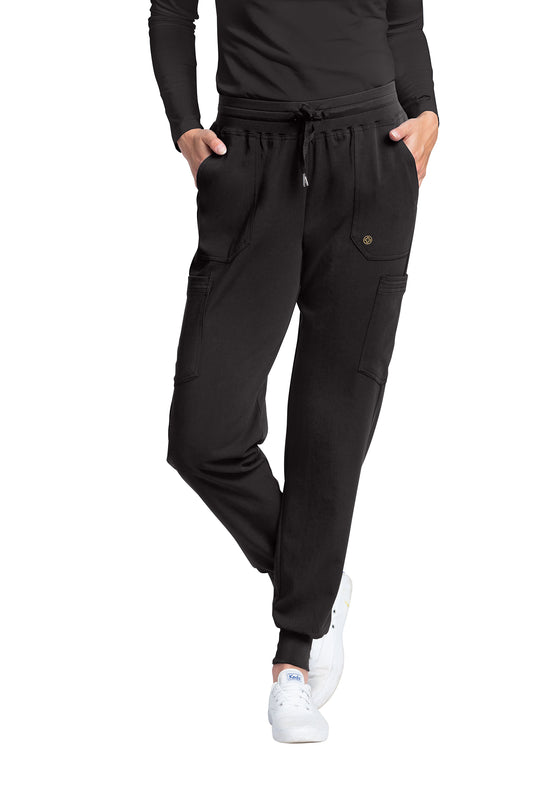 Pantalon jogger noir doux pour dame Marvella de White Cross 327