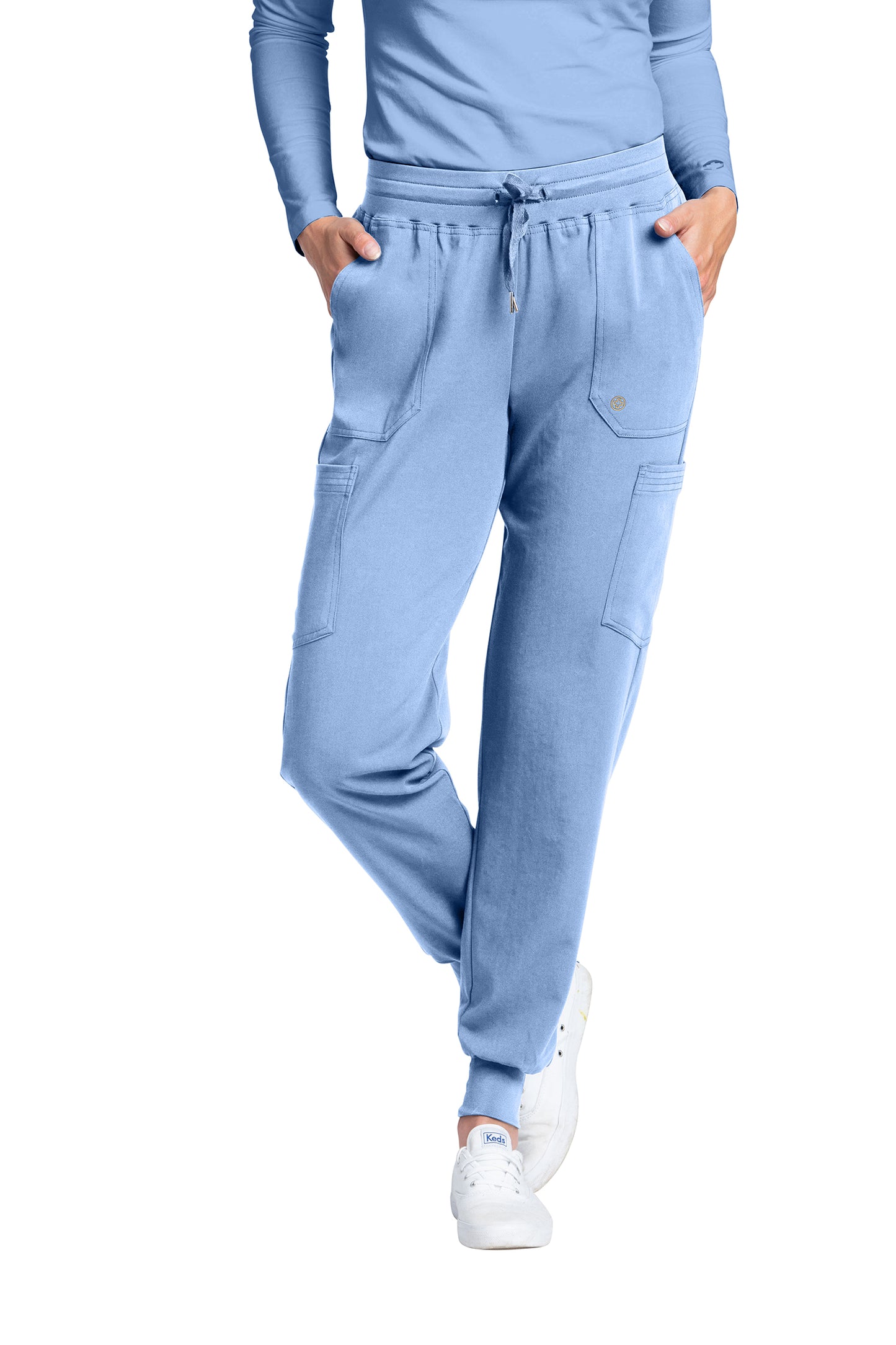 Pantalon jogger ciel doux pour dame Marvella de White Cross 327