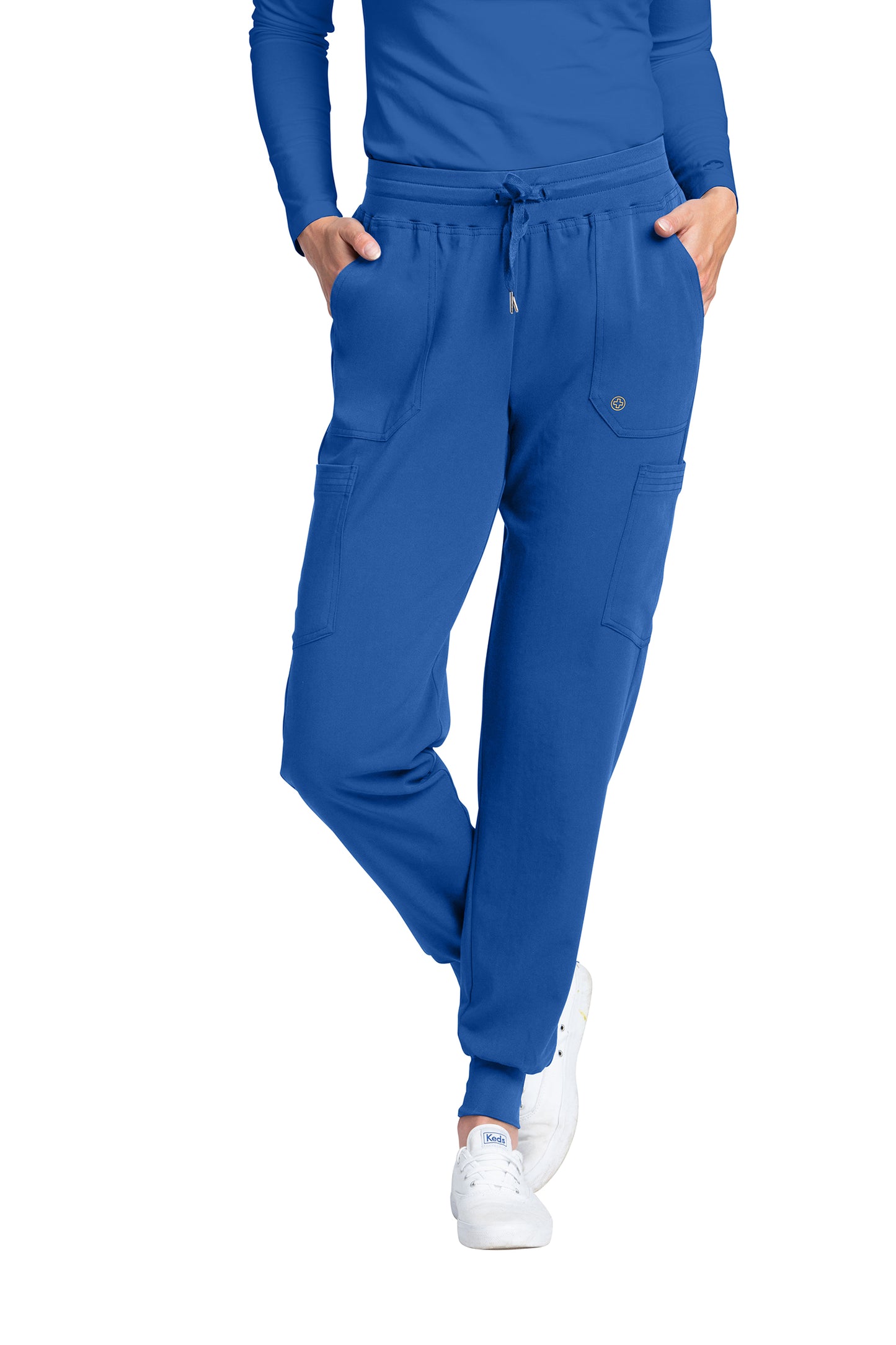 Pantalon jogger royal doux pour dame Marvella de White Cross 327