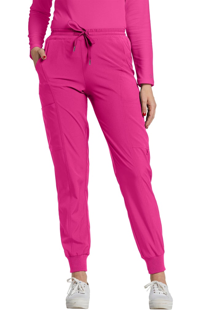 Pantalon de travail médical jogger White Cross FIT #365 Fuchsia