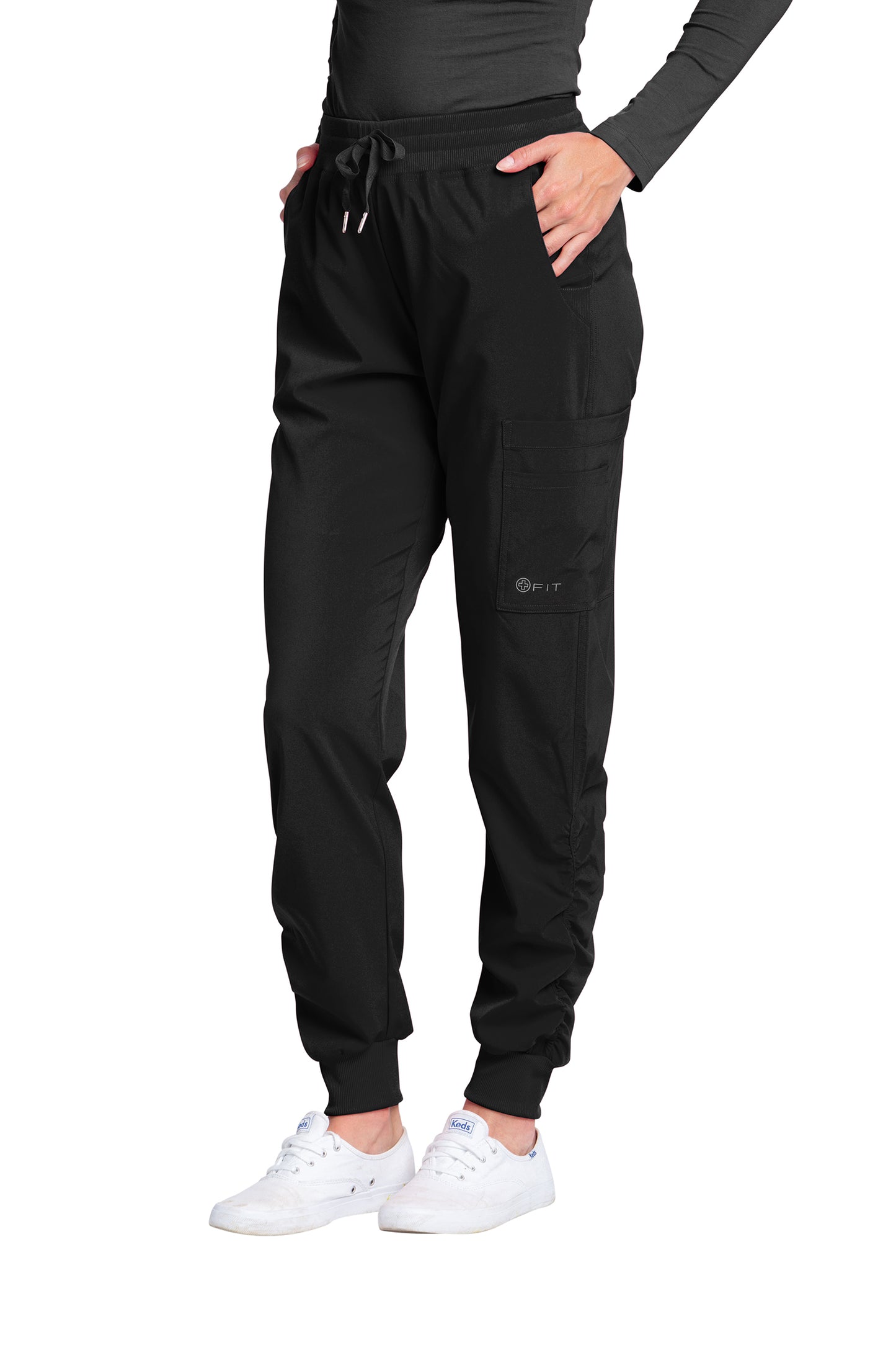 Pantalon médical White Cross FIT Cargo Jogger #367 noir