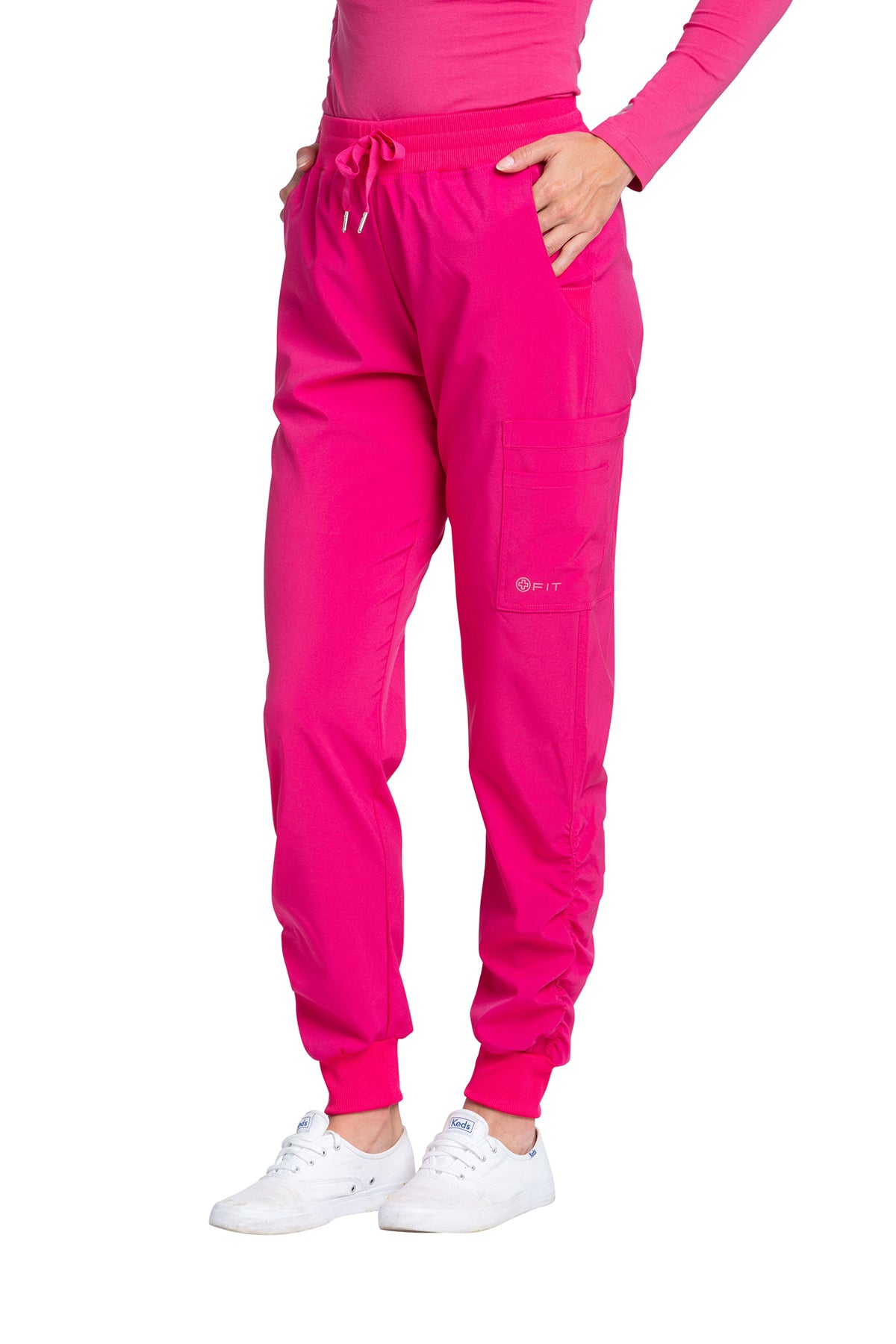 Pantalon médical White Cross FIT Cargo Jogger #367 fuchsia