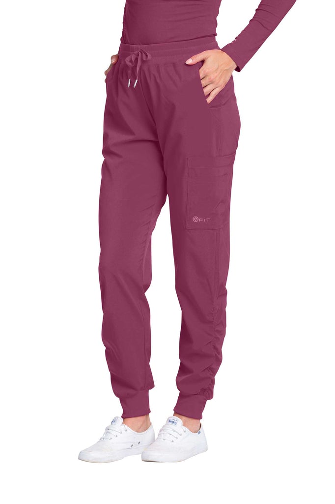 Pantalon médical White Cross FIT Cargo Jogger #367 coulis