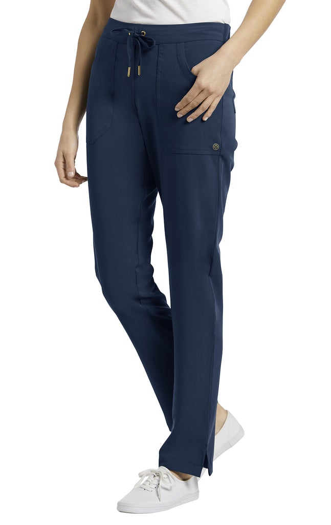 Pantalon de travail à cordon Marvella White Cross #384 navy