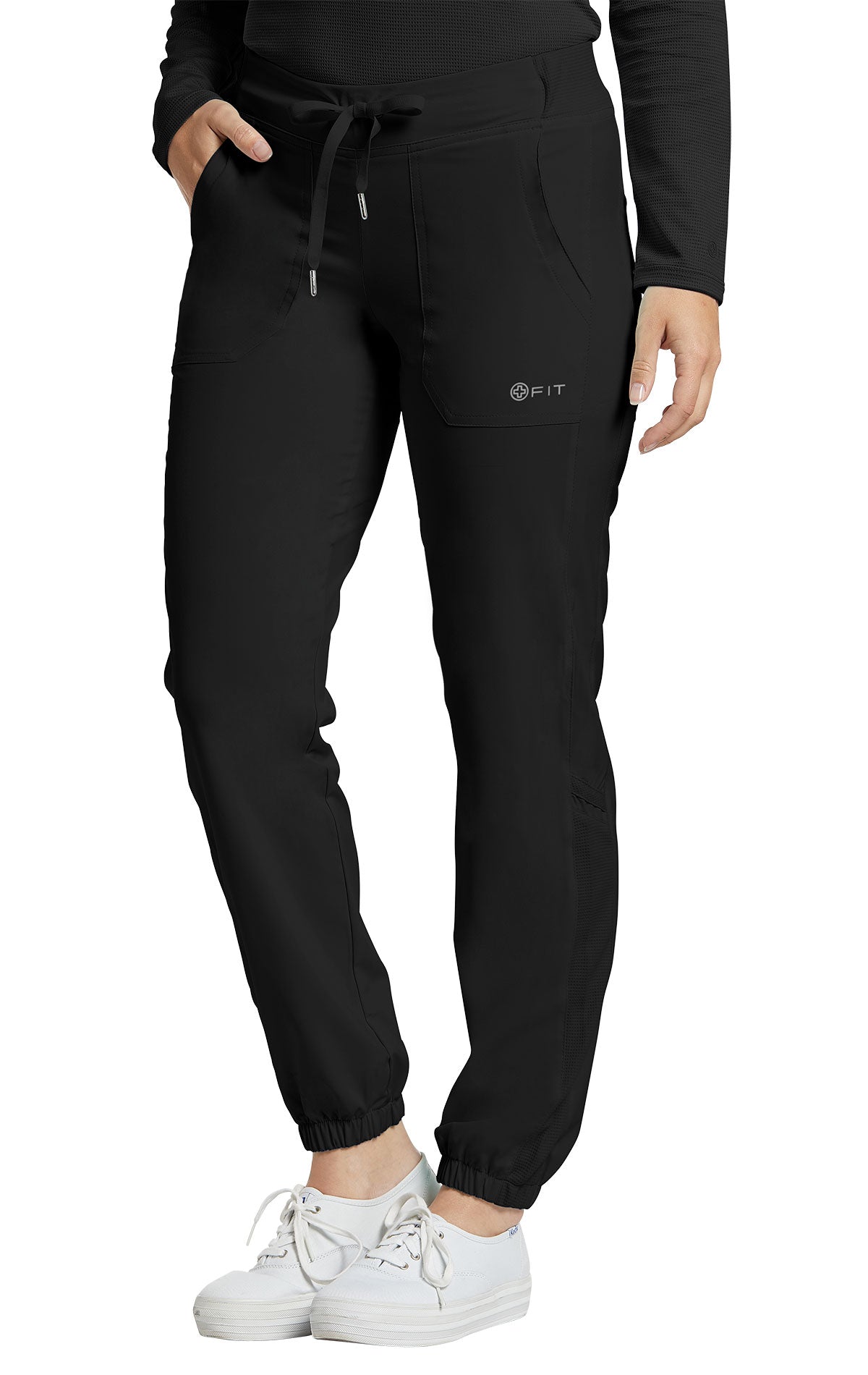 Pantalon de travail pour femme jogger White Cross FIT #399 noir