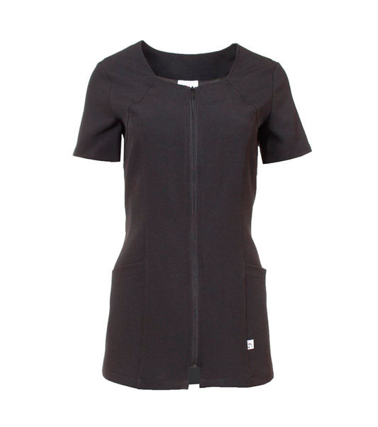 Haut de travail à manches courtes Les Secrets du Style #301 gris