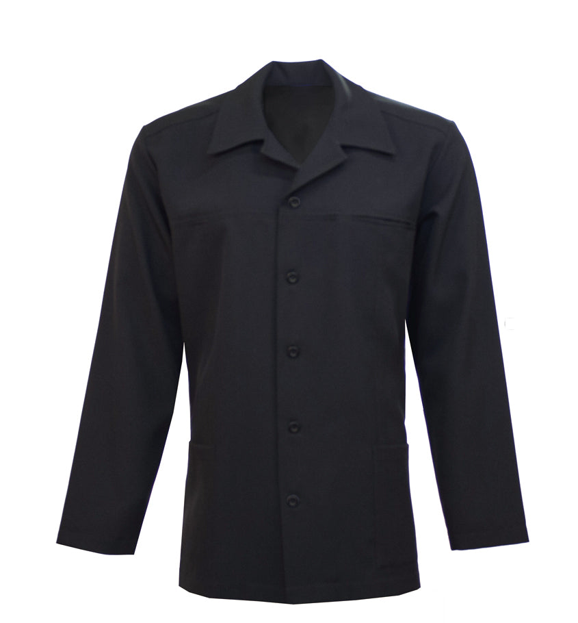 Sarrau à manches longues pour homme Uniformes Sélect #568 noir