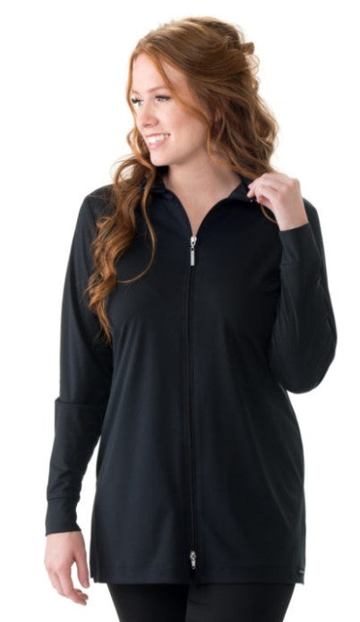 Cardigan de travail de Carolyn Design #61960 noir