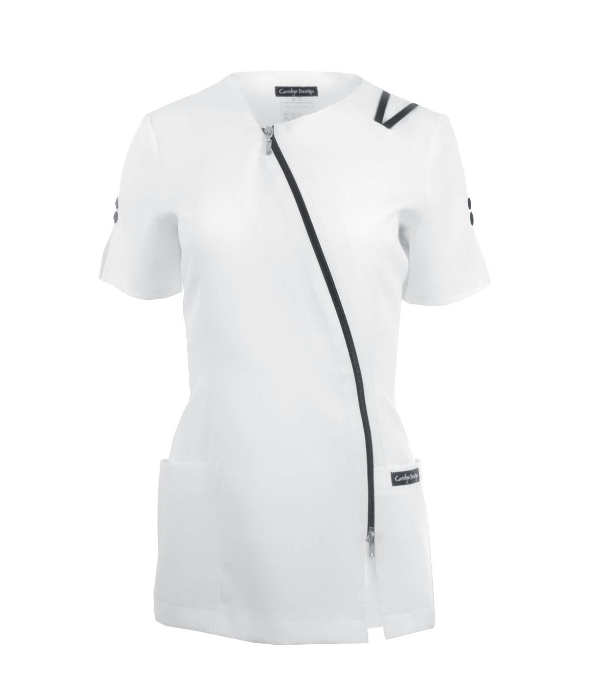 Haut de travail Le Bella Carolyn Design #71716 blanc et noir