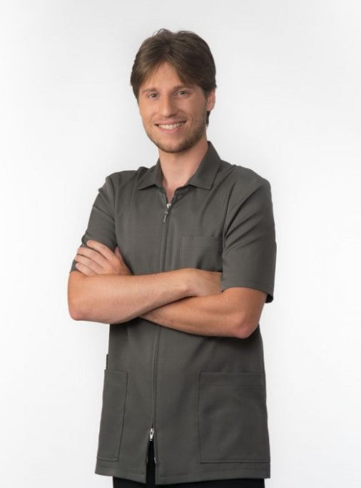 Haut de travail pour homme Le Confiant Carolyn Design #71915 gris