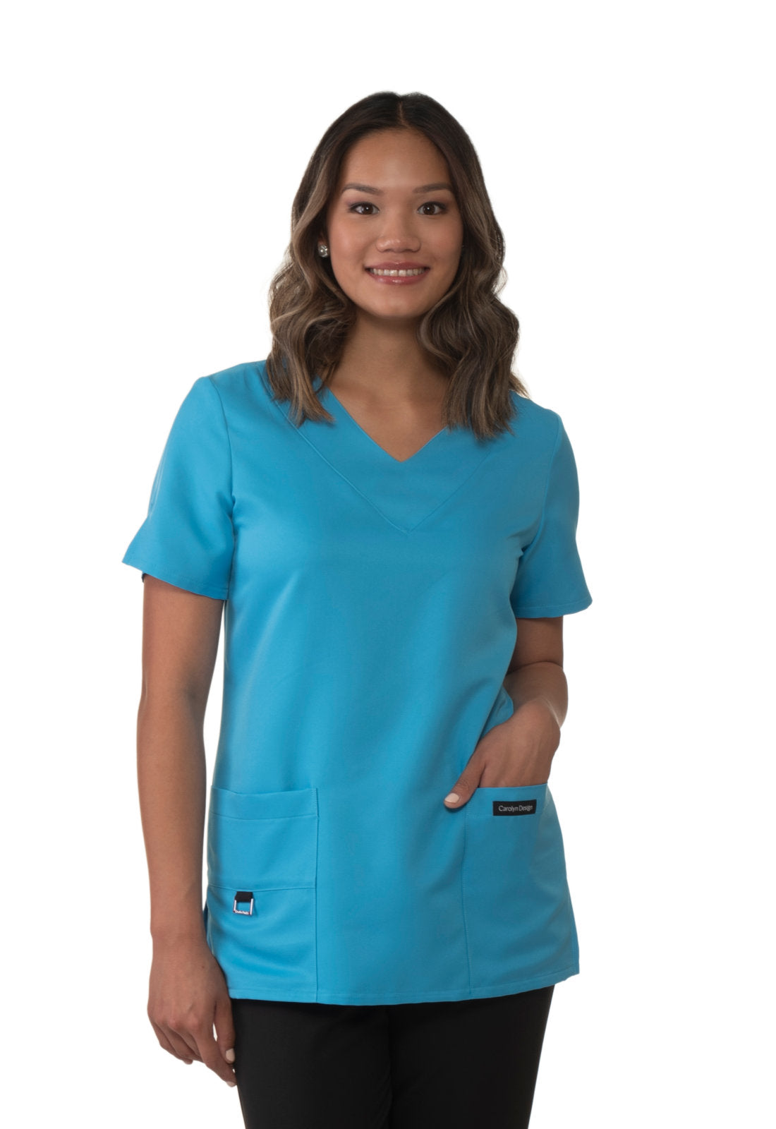 Haut pour dame Le Chic Scrub de Carolyn Design #71987 corail