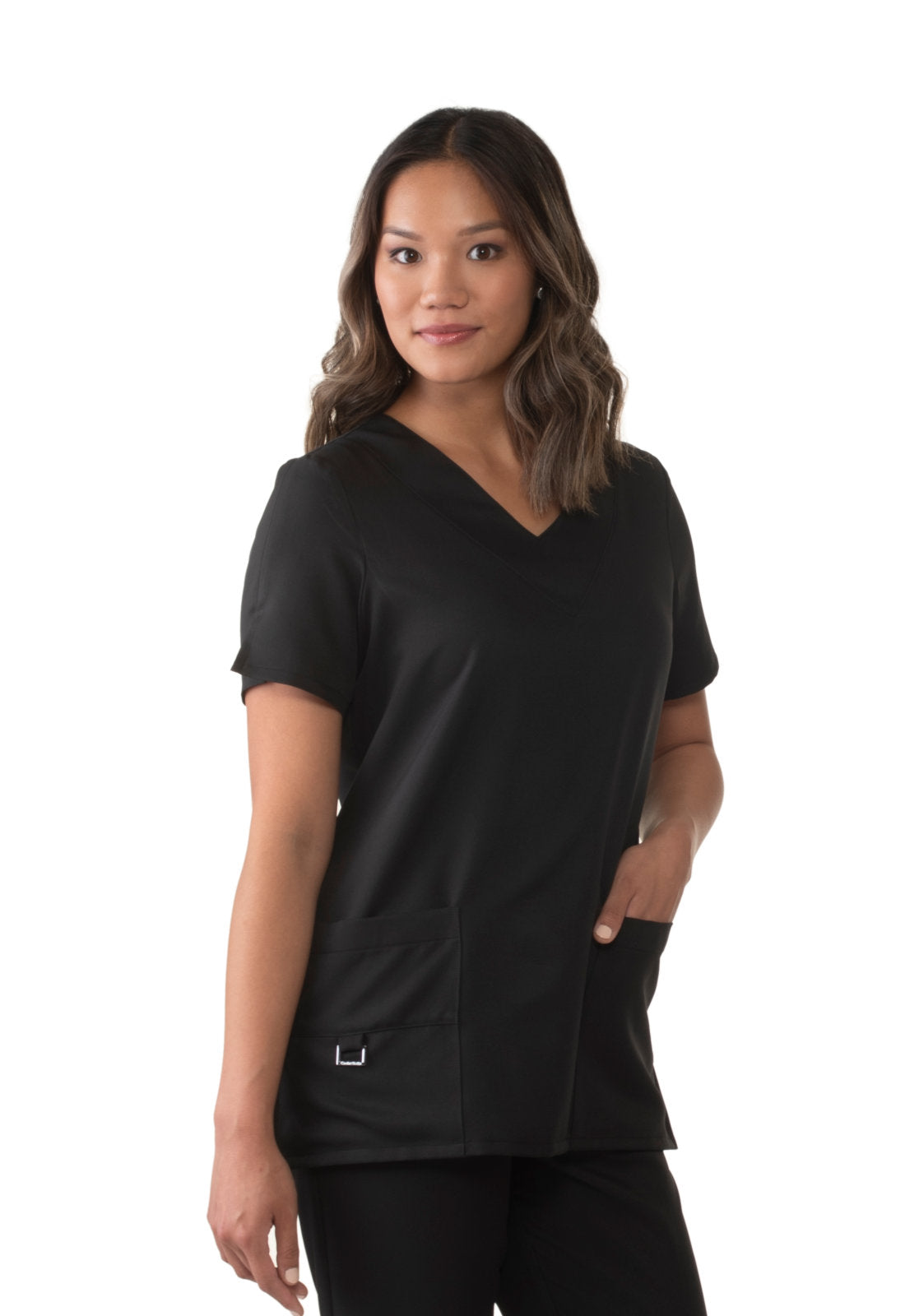 Haut pour dame Le Chic Scrub de Carolyn Design #71987 noir