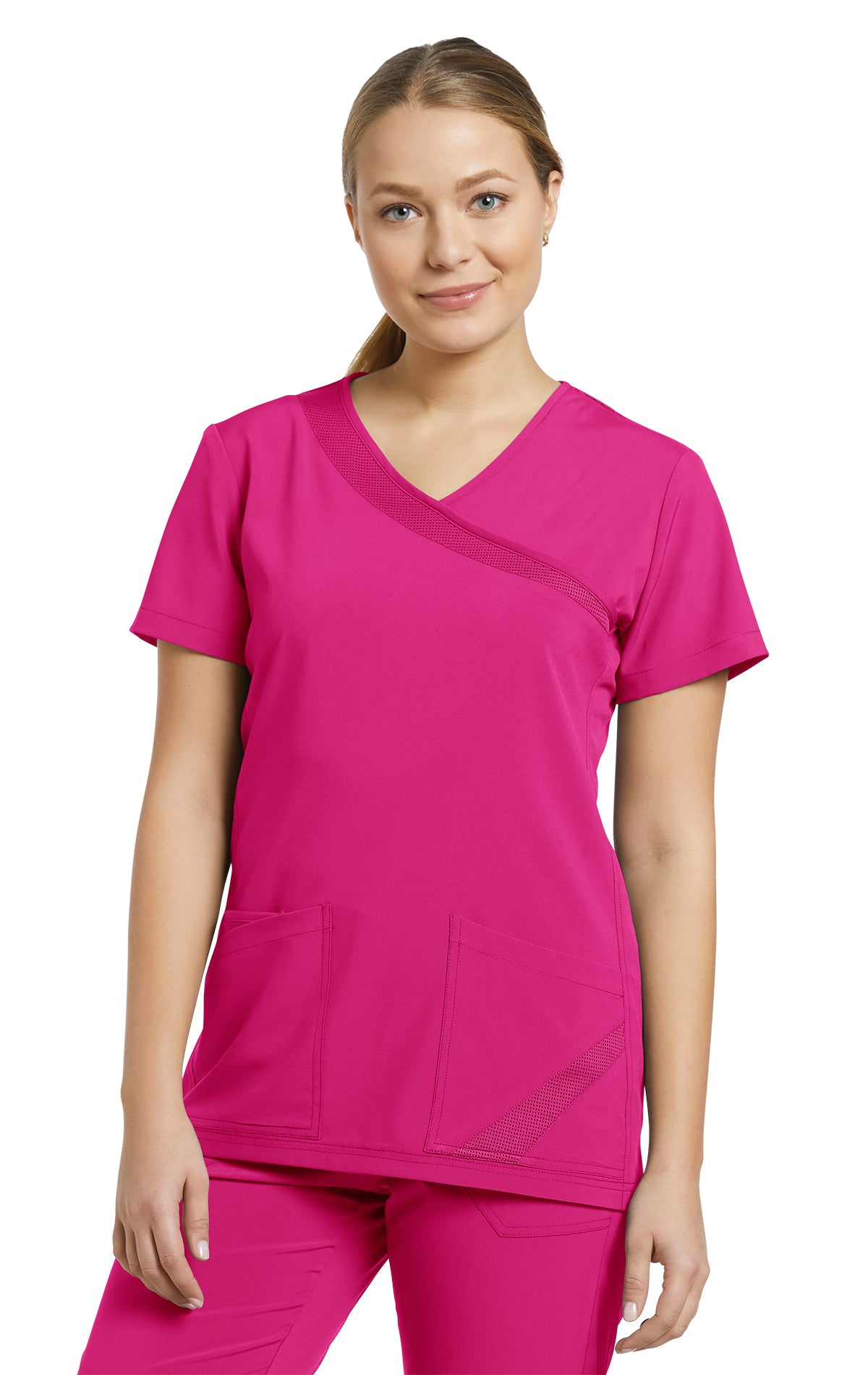 Haut de travail pour femme White Cross FIT #748 Fuchsia