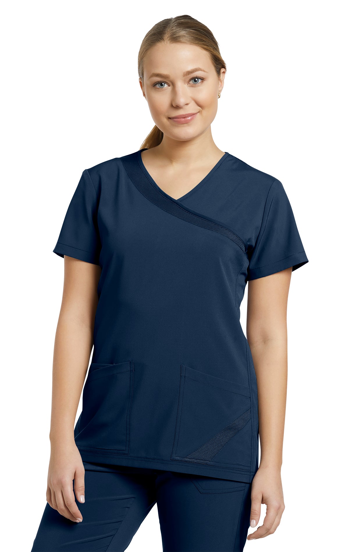 Haut de travail pour femme White Cross FIT #748 navy