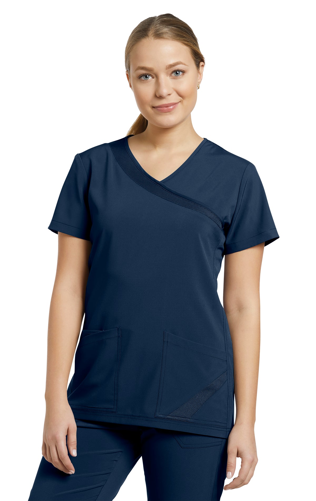 Haut de travail pour femme White Cross FIT #748  navy