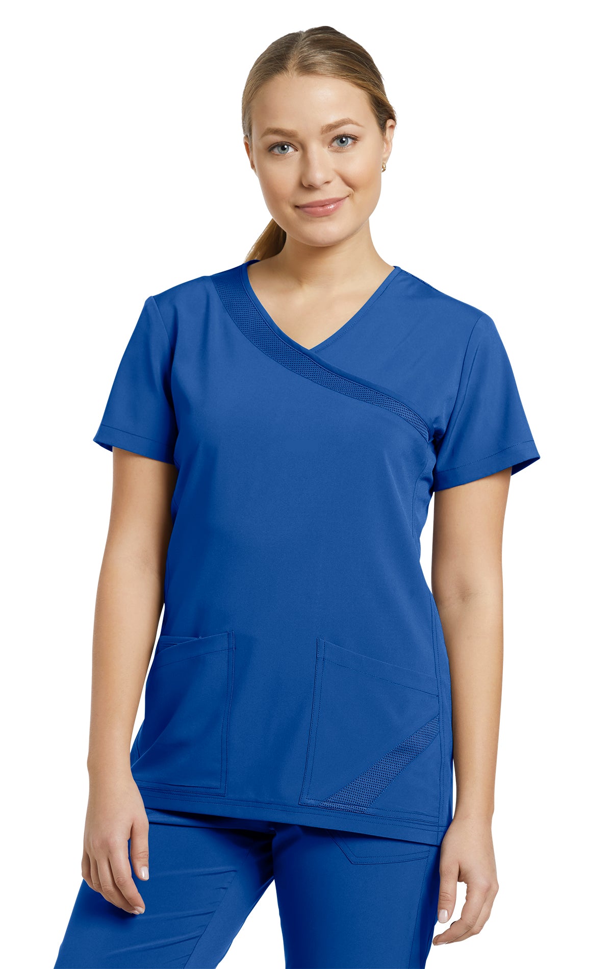 Haut de travail pour femme White Cross FIT #748 royal