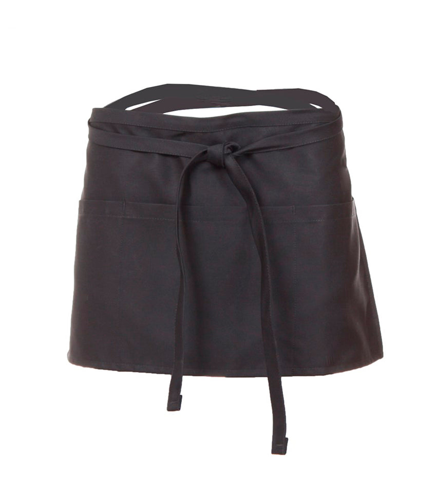 Tablier court de travail en restauration Premium Uniforms #1000 noir