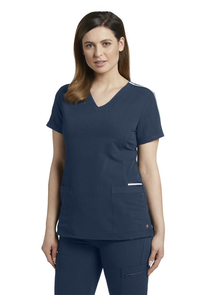 Haut de travail pour femme V-Tess de White Cross #754 marine