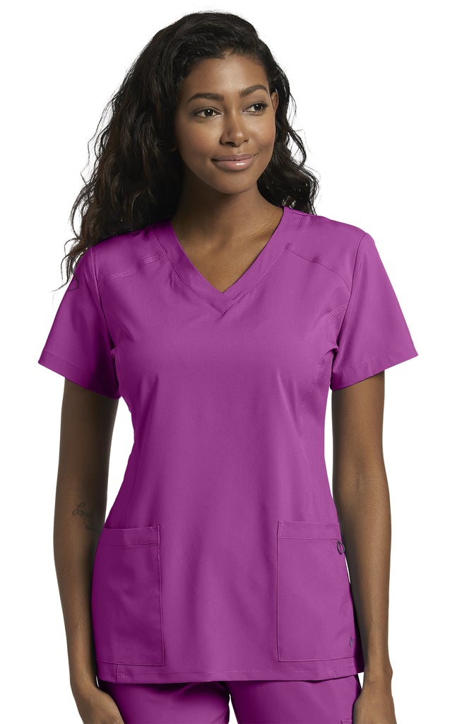 Haut médical pour femme White Cross FIT #785 violet