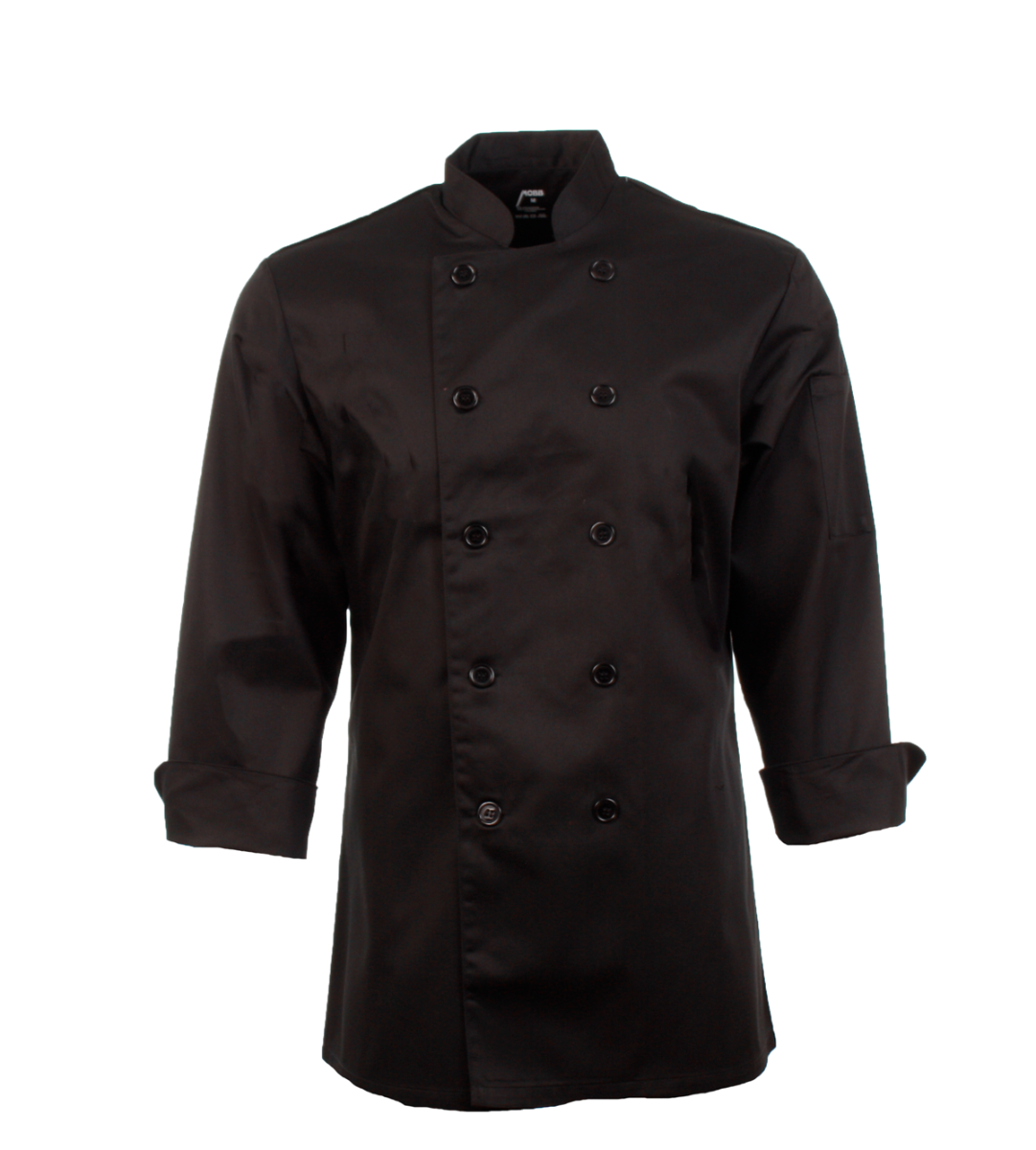 Veste de cuisinier classique MOBB #CC250 noir