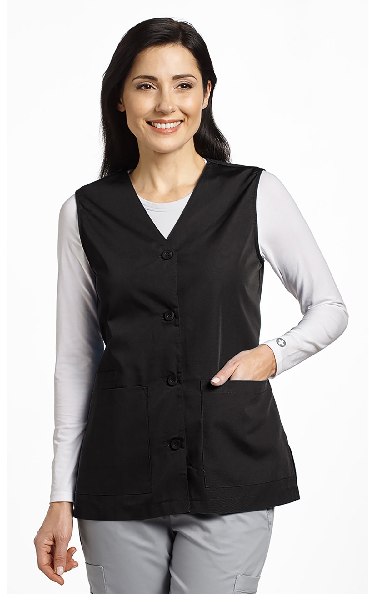 Veste de travail sans manche White Cross #802 noir