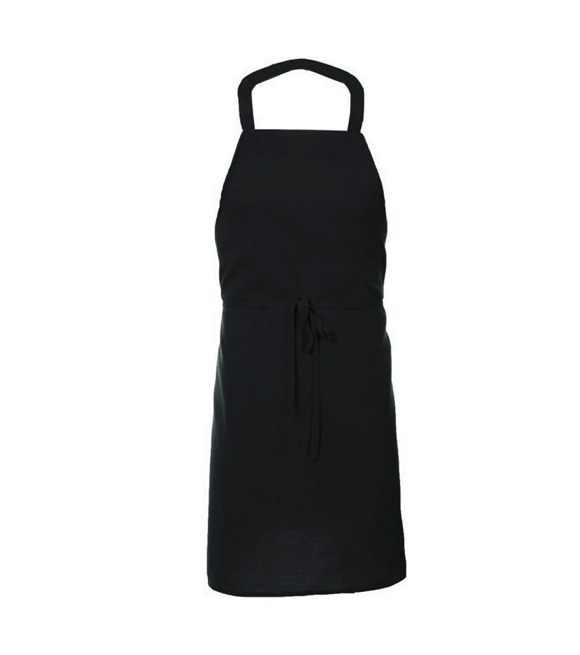 Tablier de travail à bavette non ajustable Premium Uniforms #8100 noir