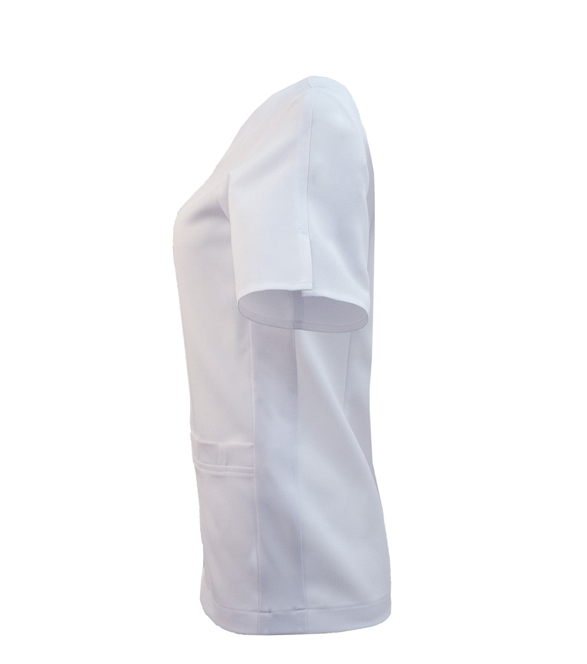 Haut de travail pour femme Uniformes Sélect #8418 blanc côté