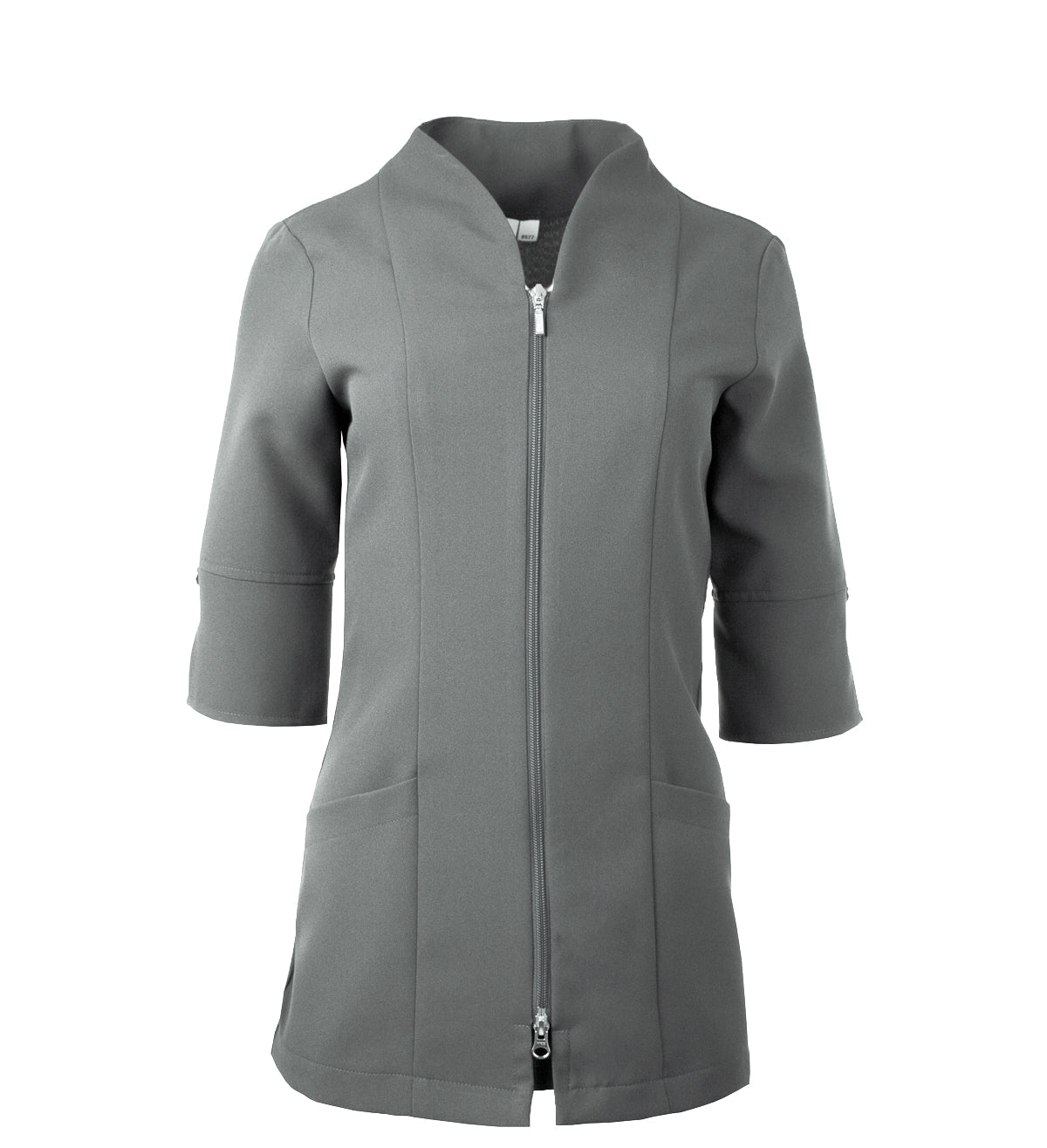 Sarrau stylisé pour femme avec col cygne Uniformes Sélect #8577 gris