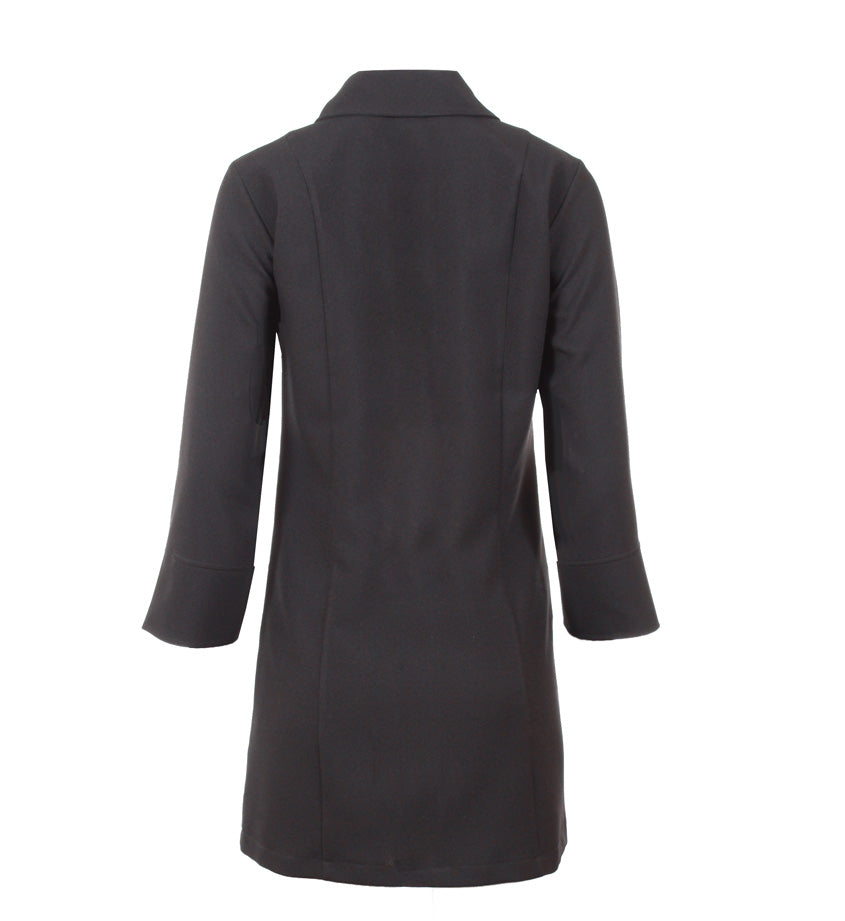 Sarrau pour femme manches longues Les Secrets du Style #905ML noir dos