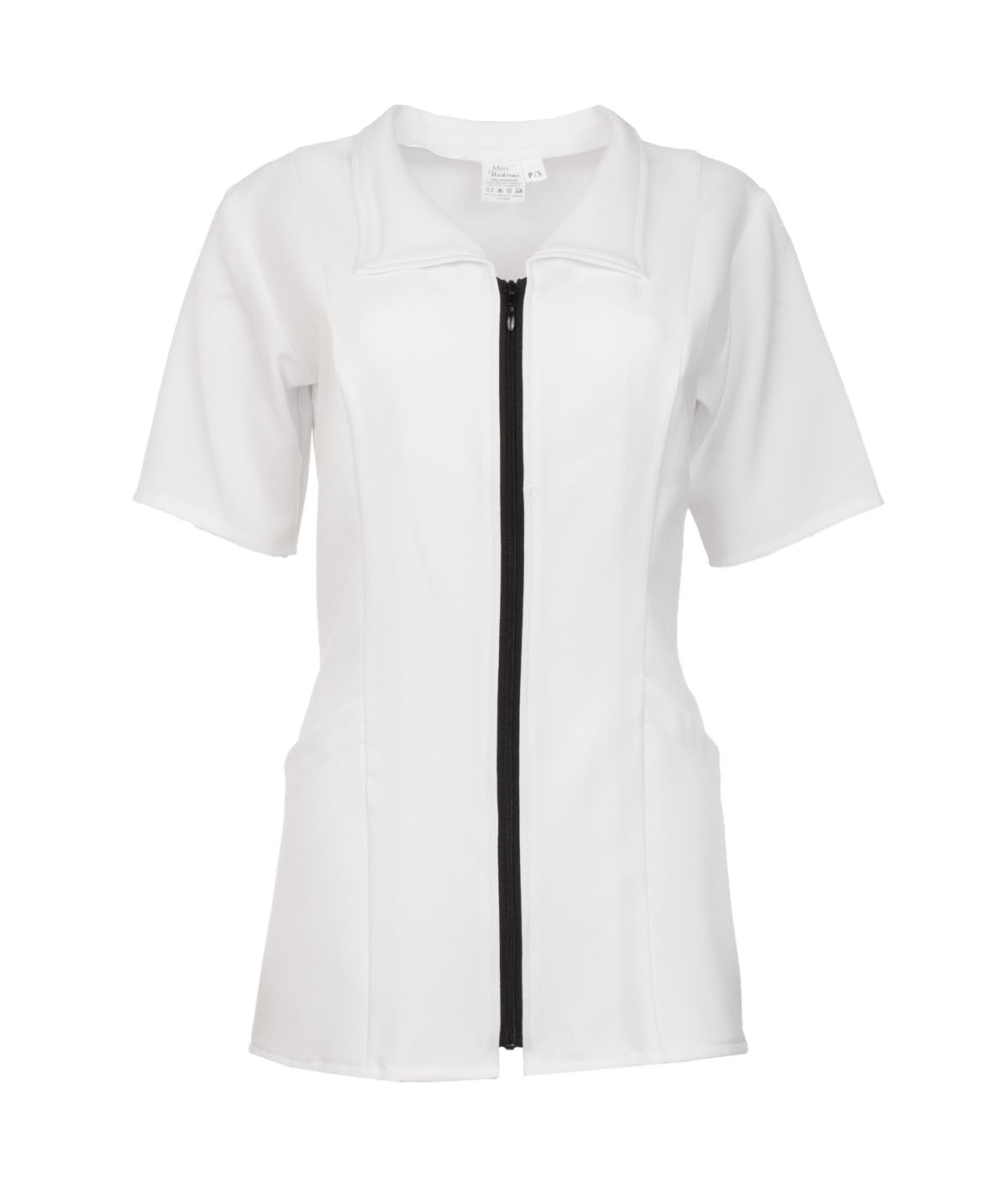 Haut de travail ISA Miss Uniformes Les Secrets du Style blanc