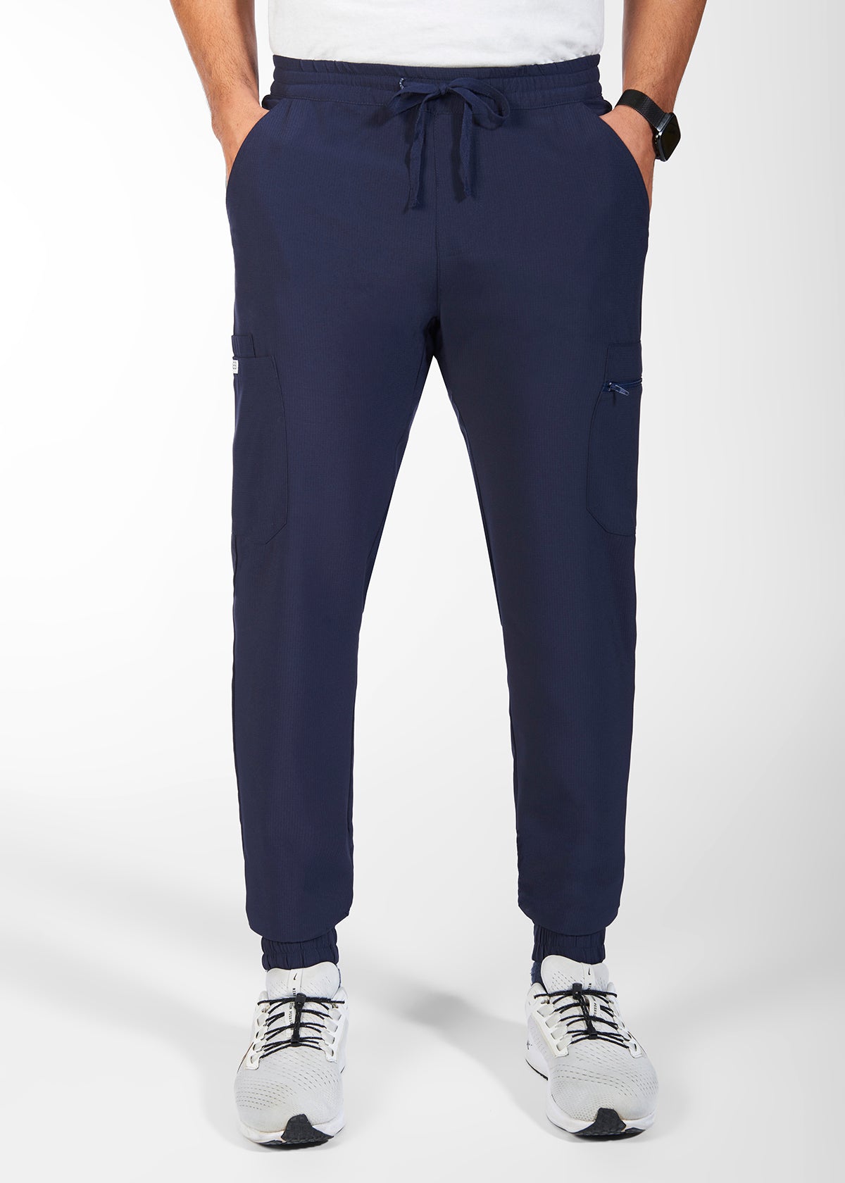 Pantalon unisexe léger de type jogger Adrian Mentality #P7011 Marine