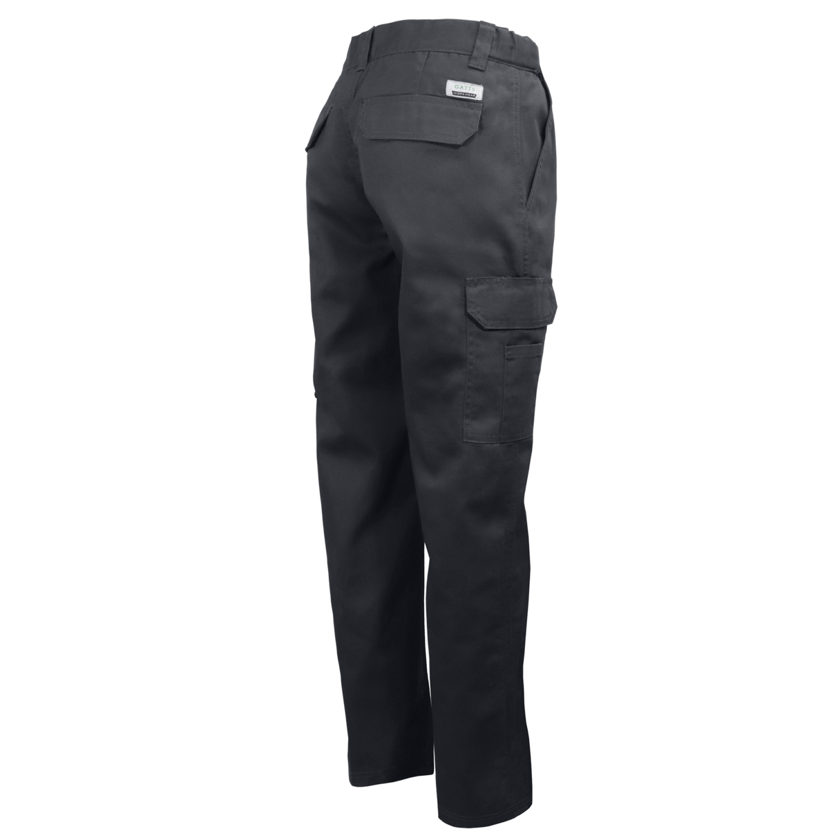 Pantalon de travail cargo Gatts #MRB-011 gris dos