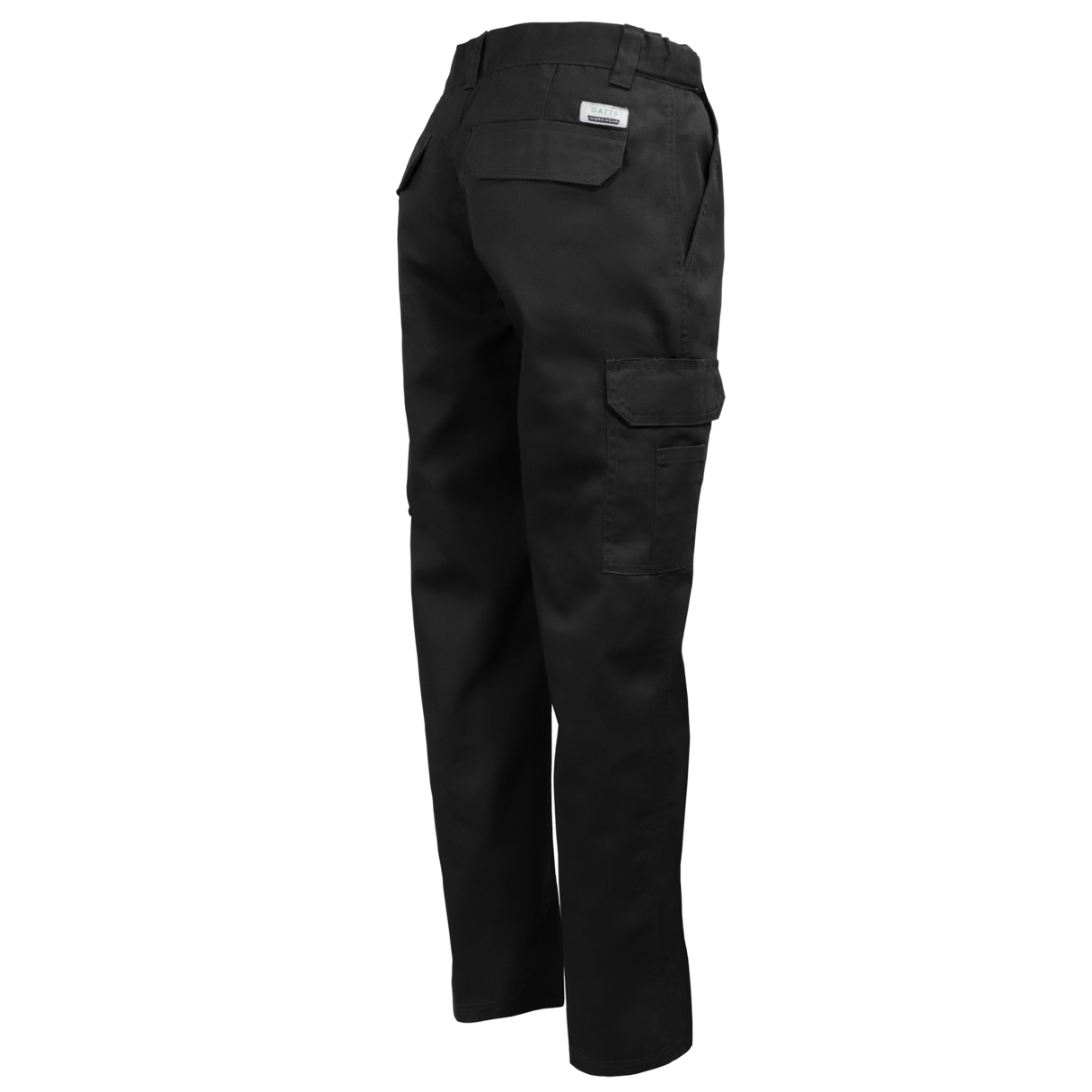 Pantalon de travail cargo Gatts #MRB-011 noir dos