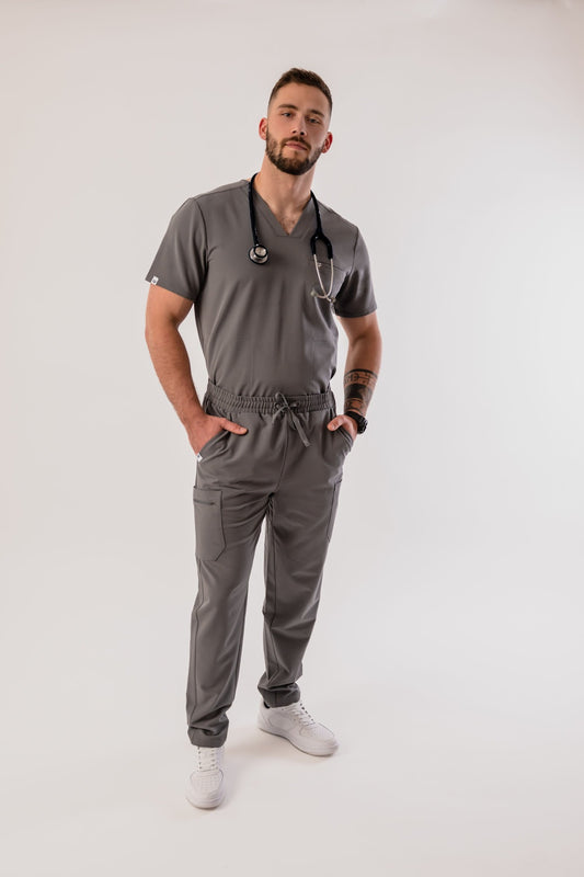 Pantalon d'uniforme Georges pour homme CP Vêtements Gris