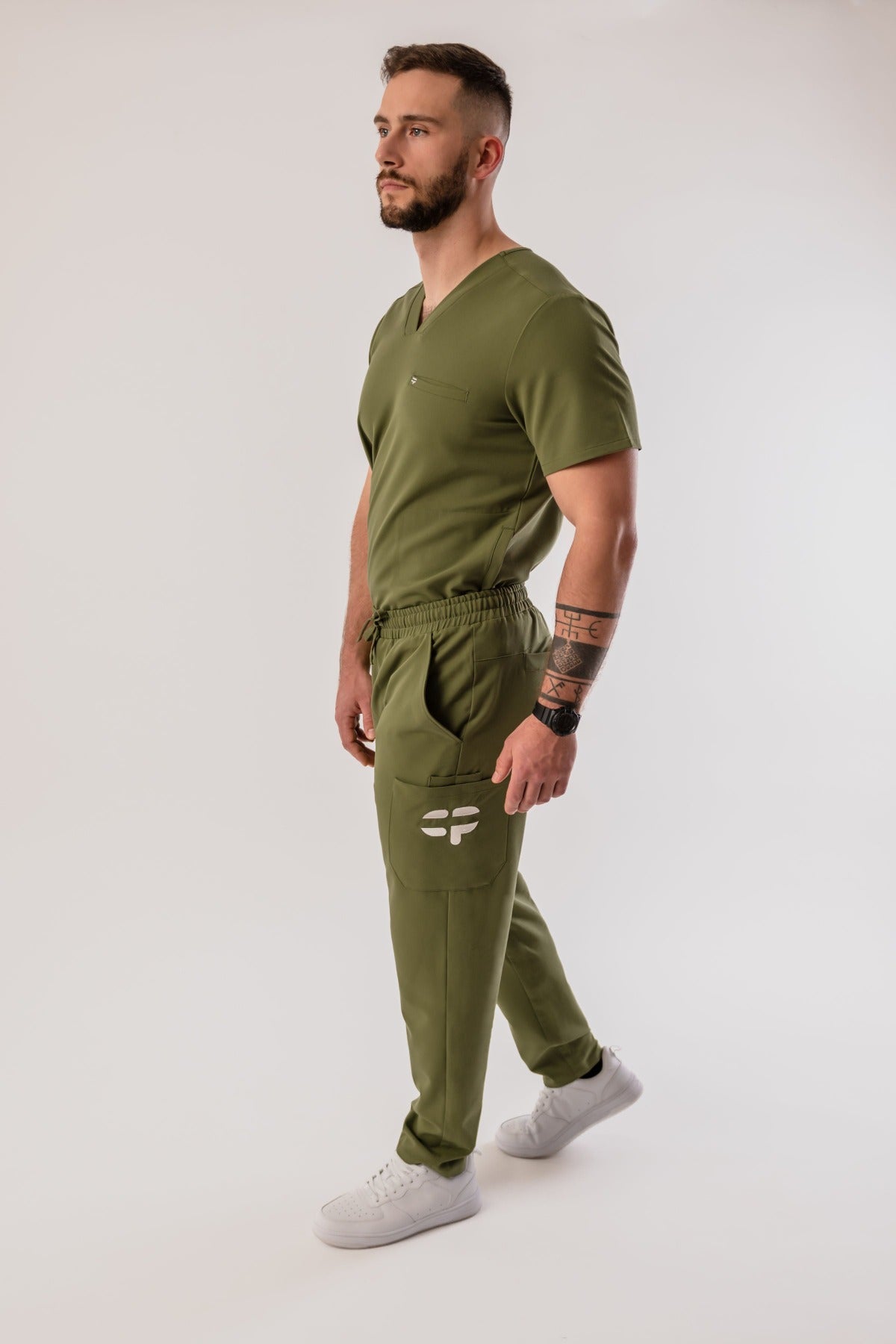 Pantalon d'uniforme Georges pour homme CP Vêtements Khaki
